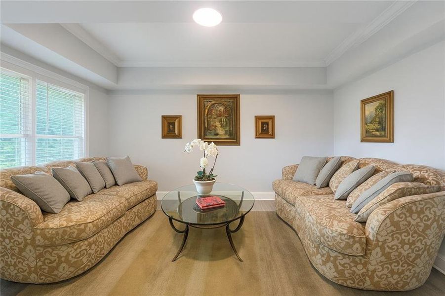 Furnished interior view inside a new home in , Atlanta (Image 13).