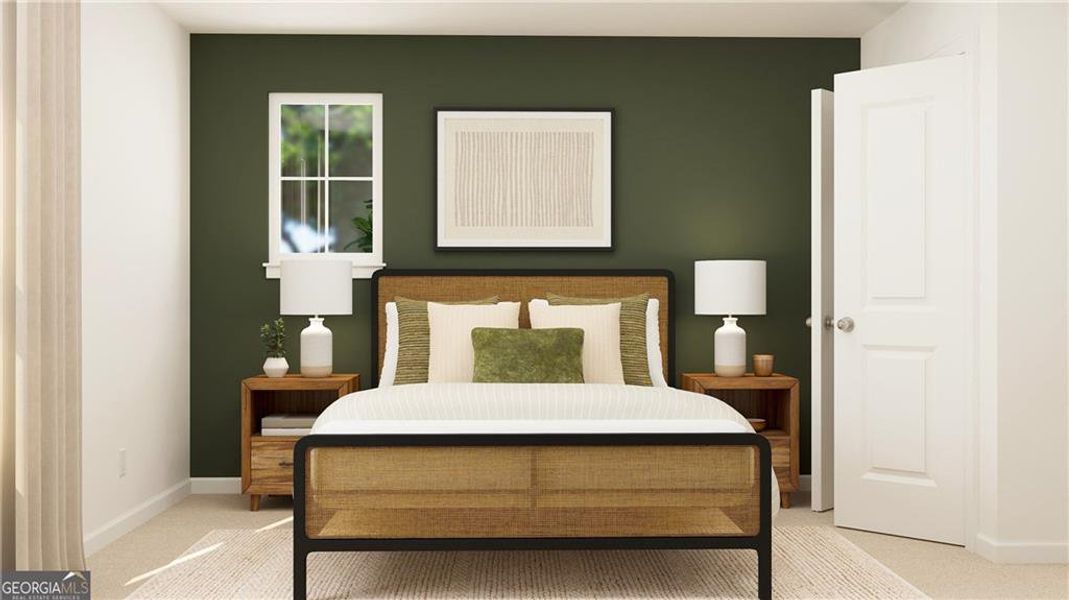 Furnished interior view inside a new home in Millers Pointe, Conyers (Image 3).