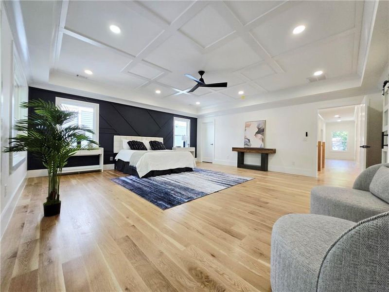 Furnished interior view inside a new home in , Atlanta (Image 37).