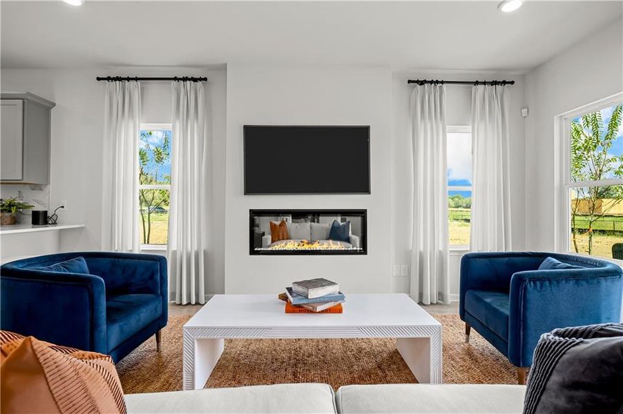 Furnished interior view inside a new home in Capstone Estates, Apison (Image 14).