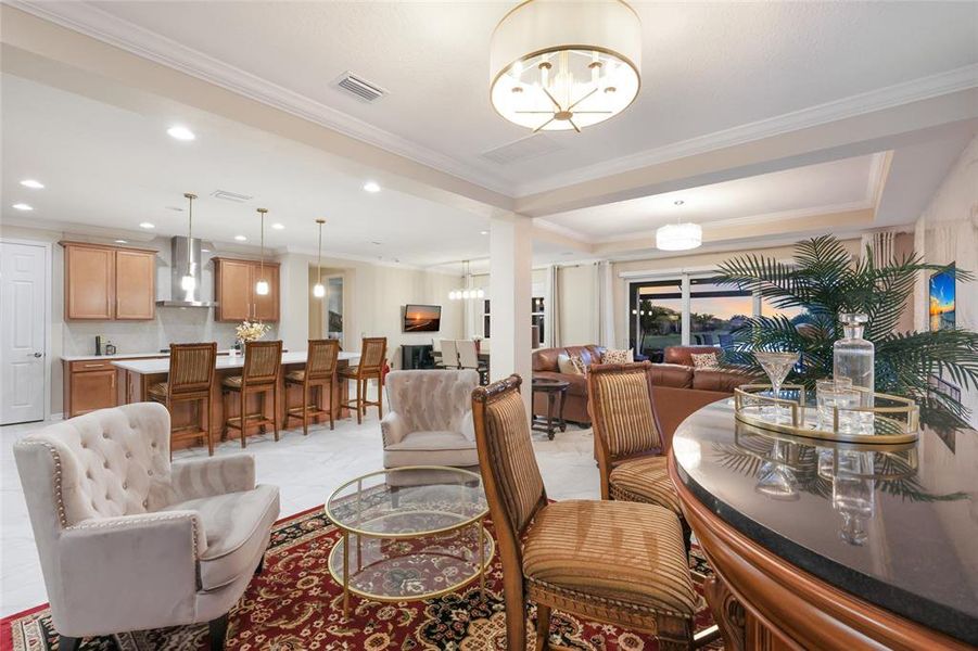 Furnished interior view inside a new home in , Bradenton (Image 38).