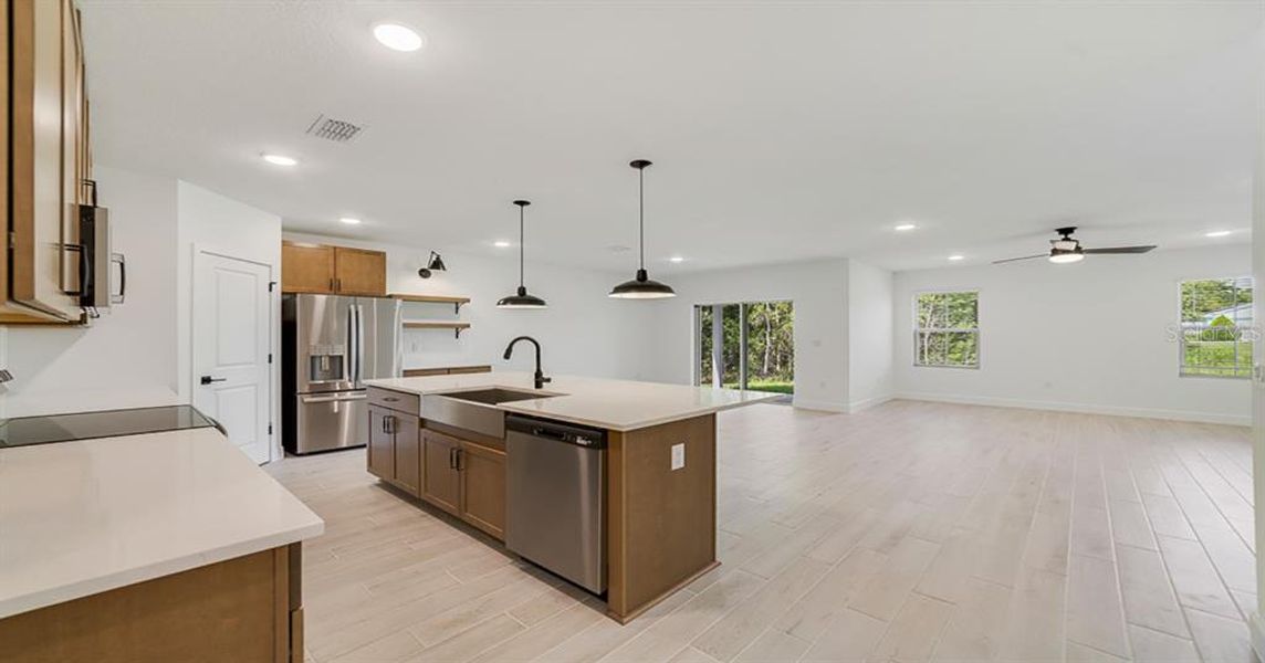 Furnished interior view inside a new home in Aspire at Marion Oaks, Ocala (Image 3). Furnished interior view inside a new home in Aspire at Marion Oaks, Ocala (Image 3).