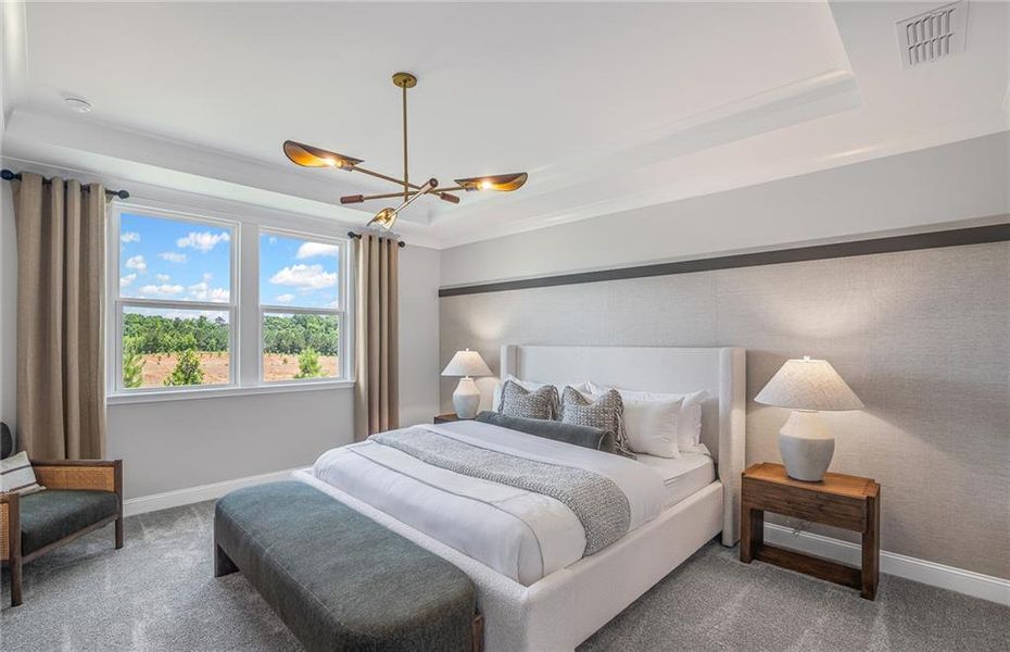 Furnished interior view inside a new home in Overland, Locust Grove (Image 15).