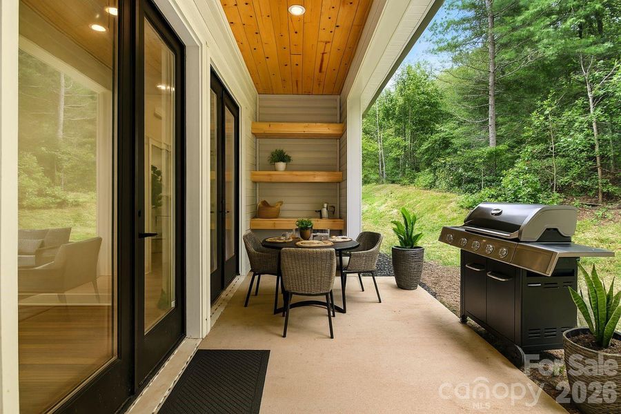 Exterior details and patio area of a home in , Bethlehem (Image 19).