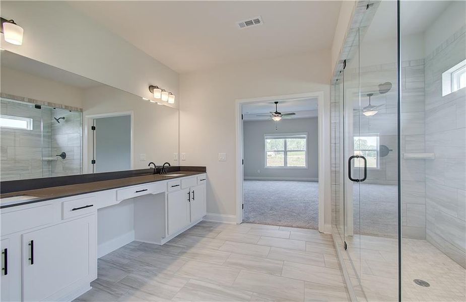 Furnished interior view inside a new home in Mallard’s Landing, Jefferson (Image 10).