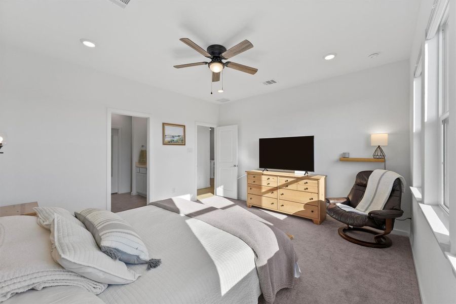 Furnished interior view inside a new home in Mason Woods 40s, Cypress (Image 11). Furnished interior view inside a new home in Mason Woods 40s, Cypress (Image 11).