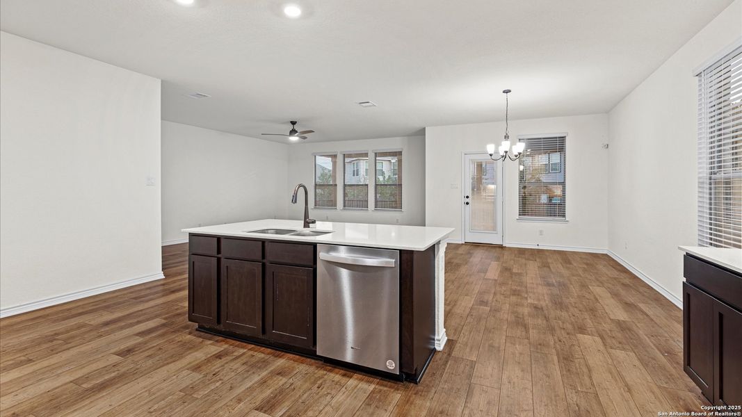 Furnished interior view inside a new home in Canyon Crest, San Antonio (Image 29). Furnished interior view inside a new home in Canyon Crest, San Antonio (Image 29).