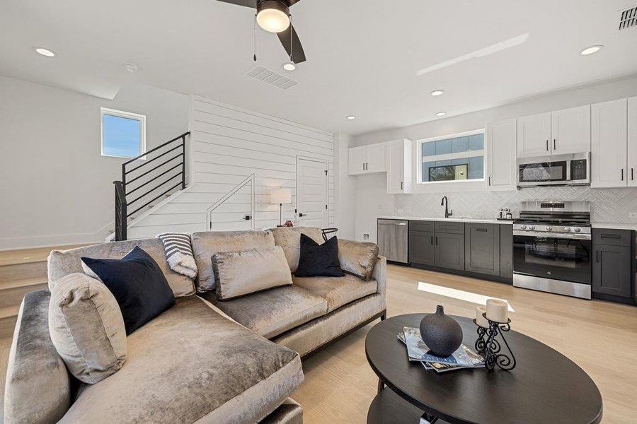 Furnished interior view inside a new home in , Austin (Image 5).