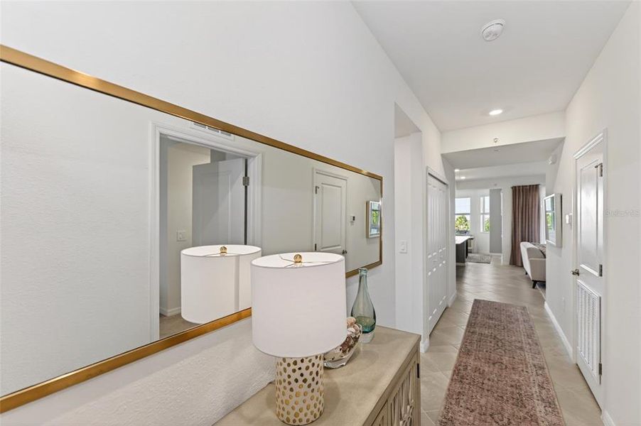 Furnished interior view inside a new home in Wellen Park Golf & Country Club, Venice (Image 22).