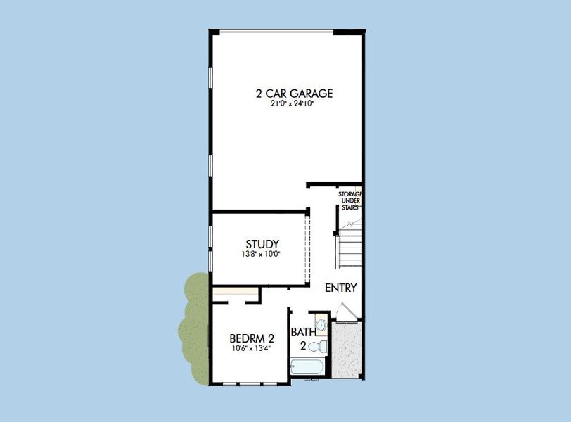 2D floor plan layout for the The Nuthatch Vista by David Weekley Homes in Westwood Reserve, Charlotte, NC (Image 2). 2D floor plan layout for the The Nuthatch Vista by David Weekley Homes in Westwood Reserve, Charlotte, NC (Image 2).