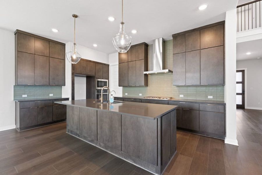 Furnished interior view inside a new home in Lariat, Liberty Hill (Image 8).