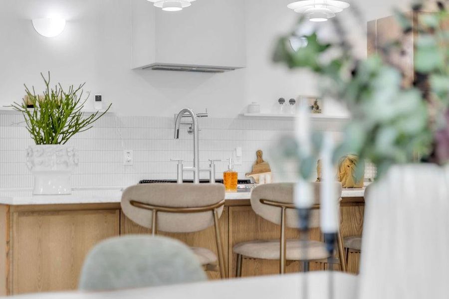 Close-up of interior finishes inside a home in , Dallas (Image 21).