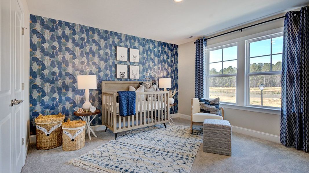 Furnished interior view inside a new home in Radford Glen, Wake Forest (Image 15). Furnished interior view inside a new home in Radford Glen, Wake Forest (Image 15).