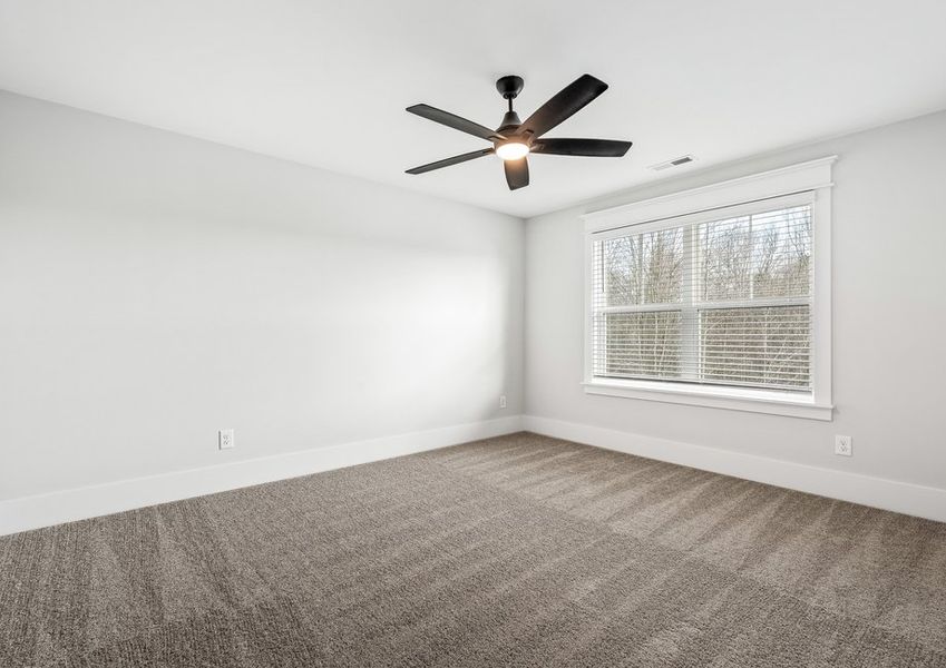 Large secondary bedrooms provide space for your entire family.