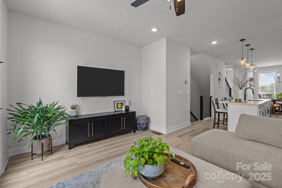 Furnished interior view inside a new home in , Charlotte (Image 7).