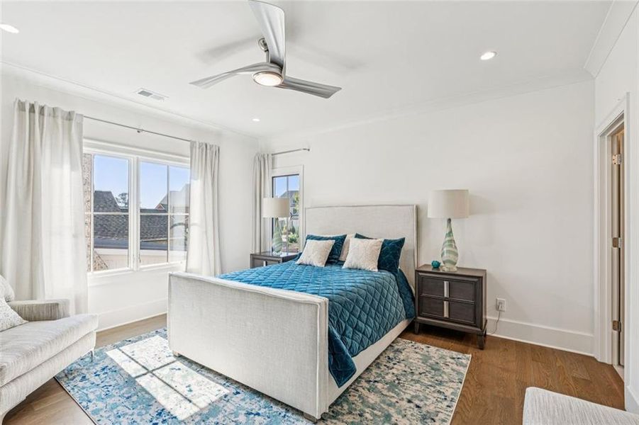 Furnished interior view inside a new home in , Alpharetta (Image 32).