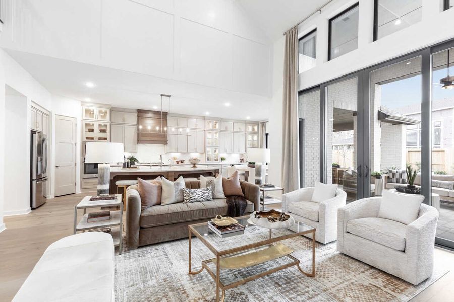 Representative Family Room - some options shown Representative Family Room - some options shown