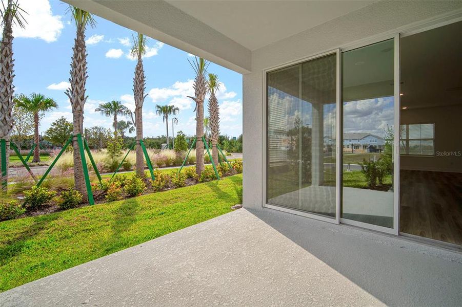 Exterior details and patio area of a home in North River Ranch, Parrish (Image 4).