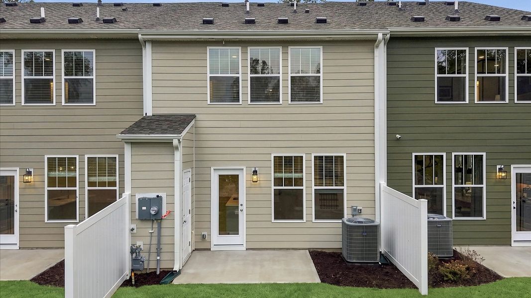 Exterior details and patio area of a home in Brookland Place, Hendersonville (Image 23). Exterior details and patio area of a home in Brookland Place, Hendersonville (Image 23).