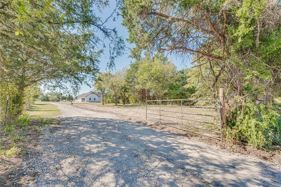 VIEW FROM FRONT GATE VIEW FROM FRONT GATE