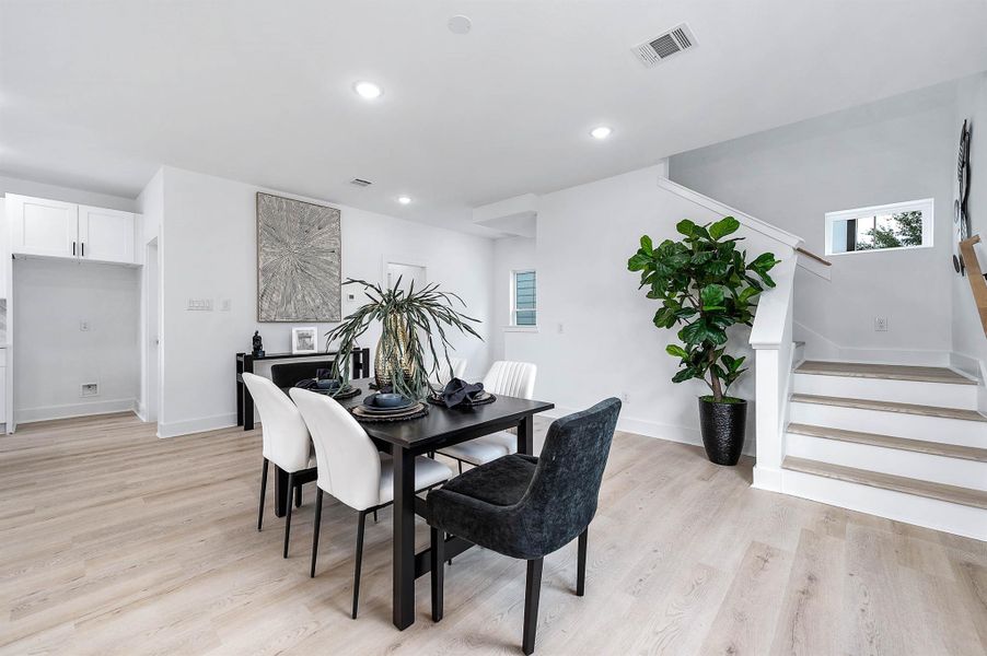 Furnished interior view inside a new home in , Houston (Image 14).