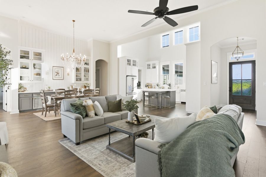 Furnished interior view inside a new home in Stella Ranch, Bryan (Image 15).