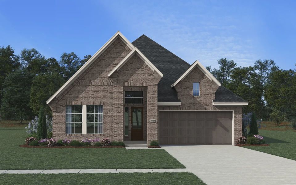 Representative exterior photo of a completed home built from the Brooks by Chesmar Homes in Alsatian Oaks, Castroville, TX (Image 3). Representative exterior photo of a completed home built from the Brooks by Chesmar Homes in Alsatian Oaks, Castroville, TX (Image 3).
