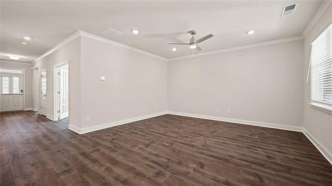 Spacious, unfurnished interior of a new home in Oak Ridge Meadows - Active Adult, Locust Grove (Image 31).