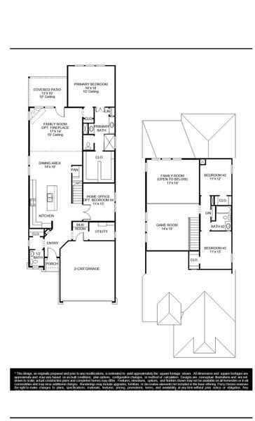 2D floor plan layout of this home in Candela South, Richmond, TX (Image 2). 2D floor plan layout of this home in Candela South, Richmond, TX (Image 2).