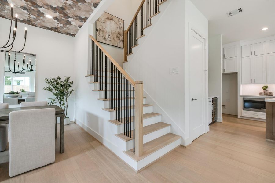 Furnished interior view inside a new home in , Houston (Image 40).