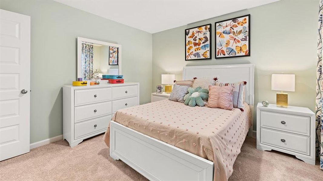Furnished interior view inside a new home in Brooks Station, Dacula (Image 56).