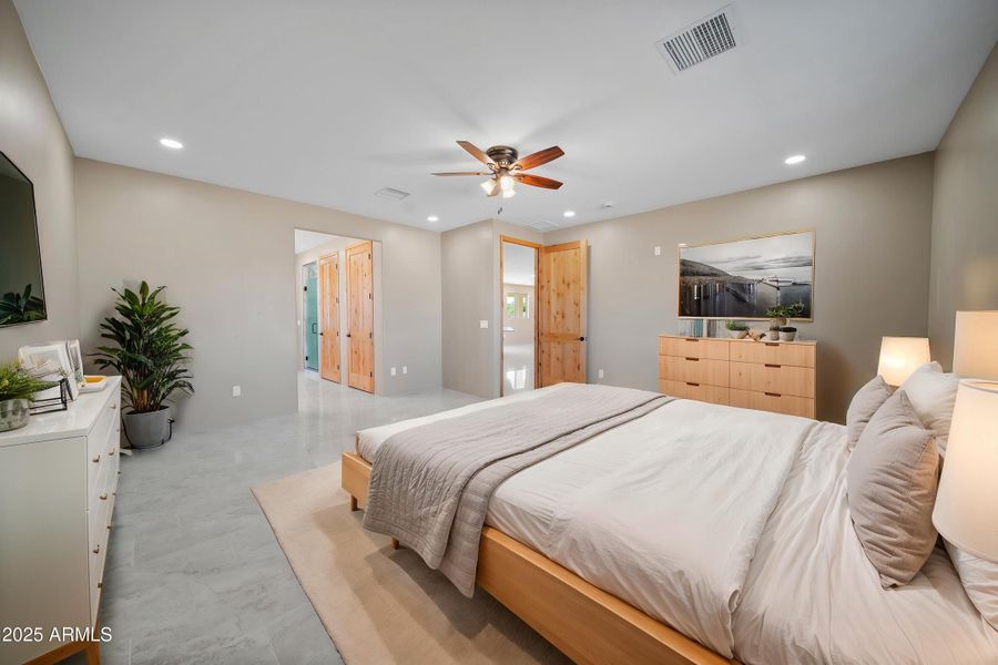 Master Bedroom -Virtual Staged Image Master Bedroom -Virtual Staged Image