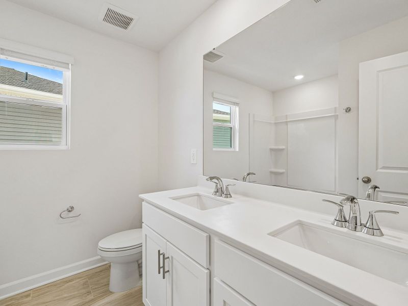 Furnished interior view inside a new home in Walnut Reserve, Conover (Image 7).