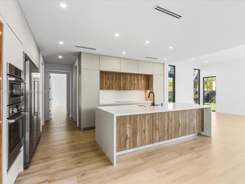 Furnished interior view inside a new home in , Miami (Image 8).