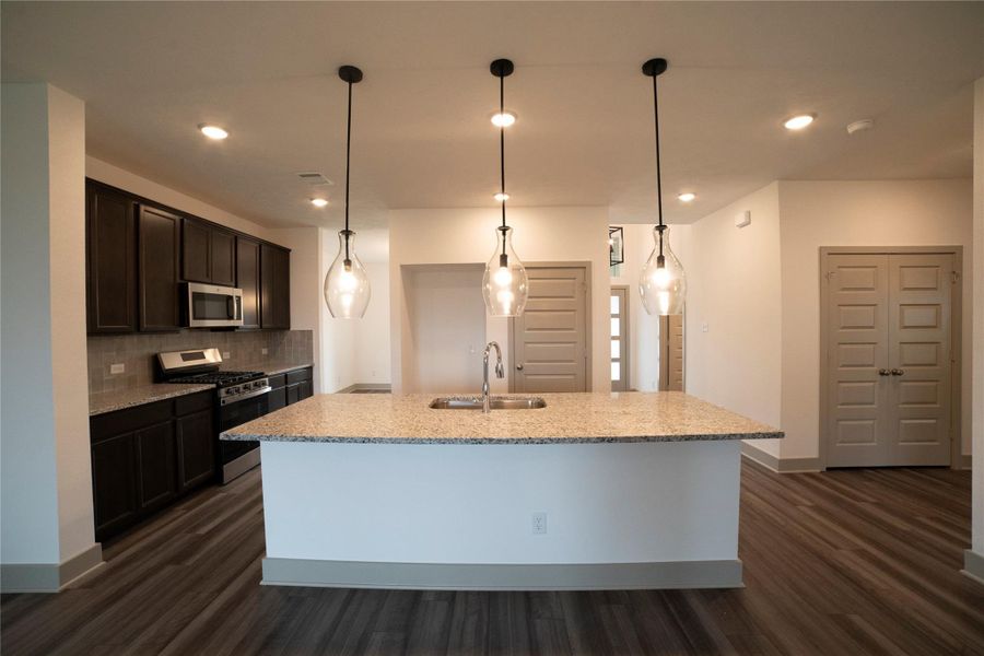 Furnished interior view inside a new home in , Brenham (Image 9).