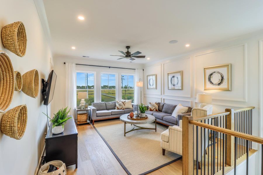 Furnished interior view inside a new home in The Preserve at Pennys Creek, Johns Island (Image 33).