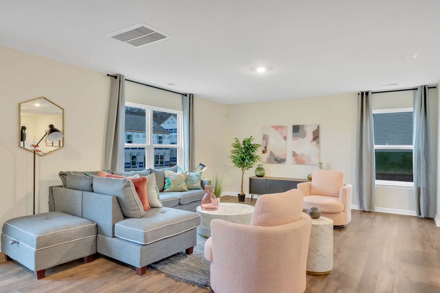 Representative furnished interior of a home built from the Elston by D.R. Horton in Johnson Farms, Greeneville (Image 12).