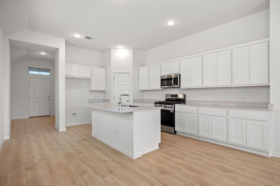 Furnished interior view inside a new home in Trinity Ranch, Elgin (Image 11).