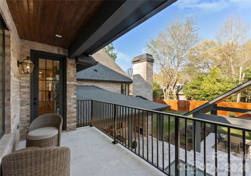 Exterior details and patio area of a home in , Charlotte (Image 28).