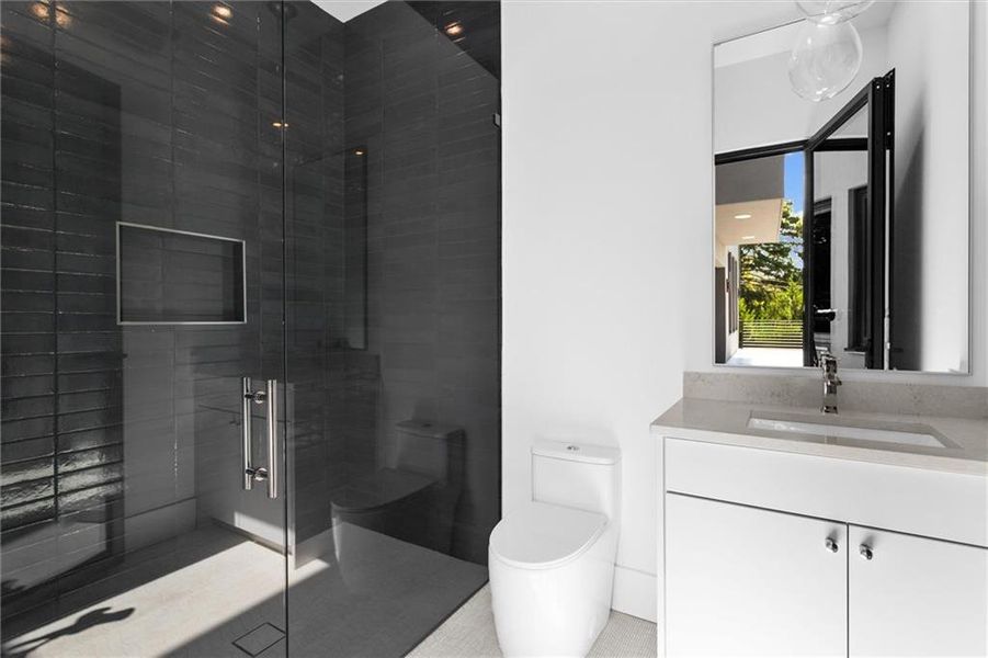 Furnished interior view inside a new home in , Sugar Hill (Image 43).