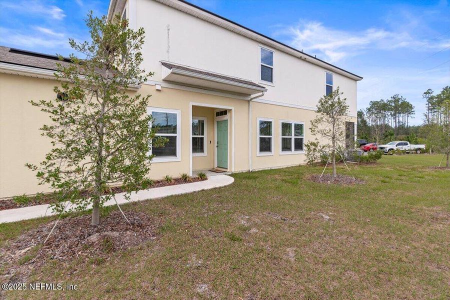 Front exterior of a new home in , St. Augustine, FL, highlighting curb appeal (Image 1). Front exterior of a new home in , St. Augustine, FL, highlighting curb appeal (Image 1).