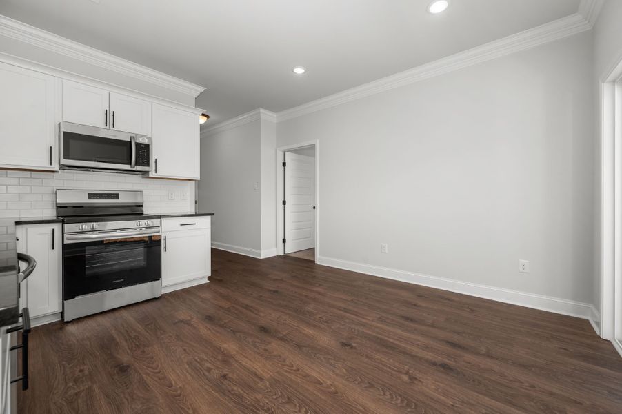 Front exterior of a new home in Saddlebrook, Murfreesboro, TN, highlighting curb appeal (Image 13).