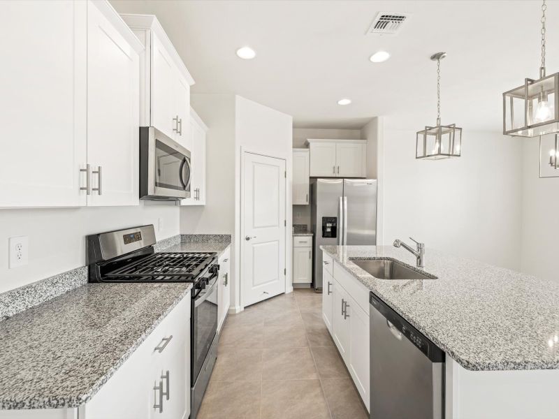 Furnished interior view inside a new home in Mandarina - Signature Series, Marana (Image 4).
