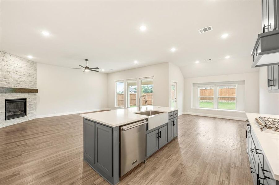 Furnished interior view inside a new home in Rockwood 65, Mansfield (Image 18).