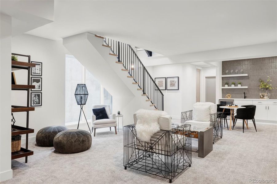 Furnished interior view inside a new home in , Denver (Image 14).