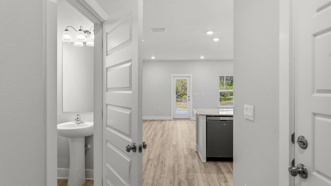 Furnished interior view inside a new home in Chateau Nemours, Port Saint Joe (Image 6).