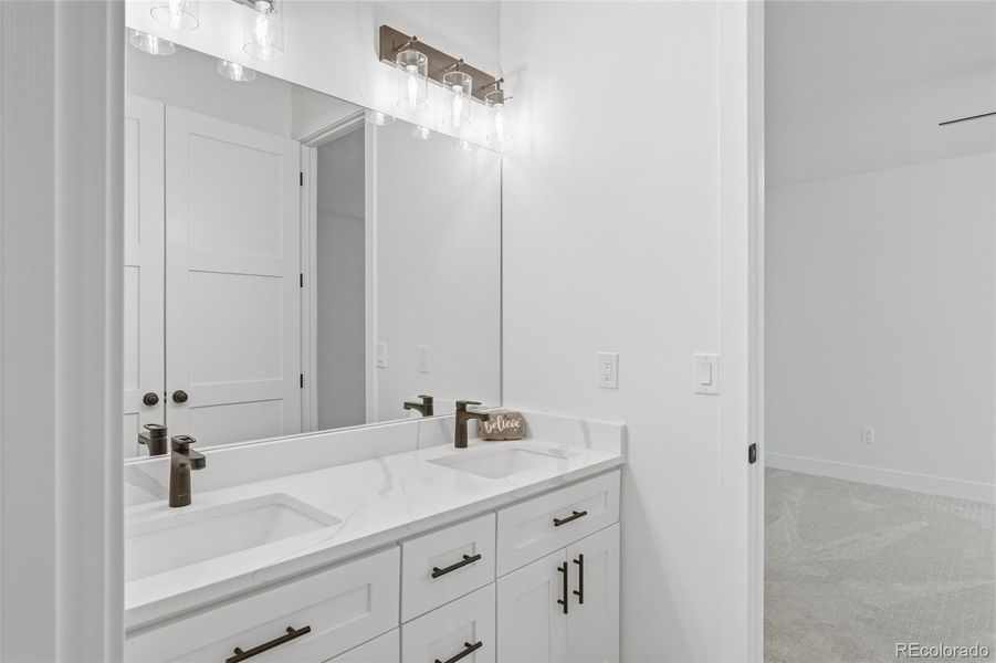 Furnished interior view inside a new home in , Keenesburg (Image 13).