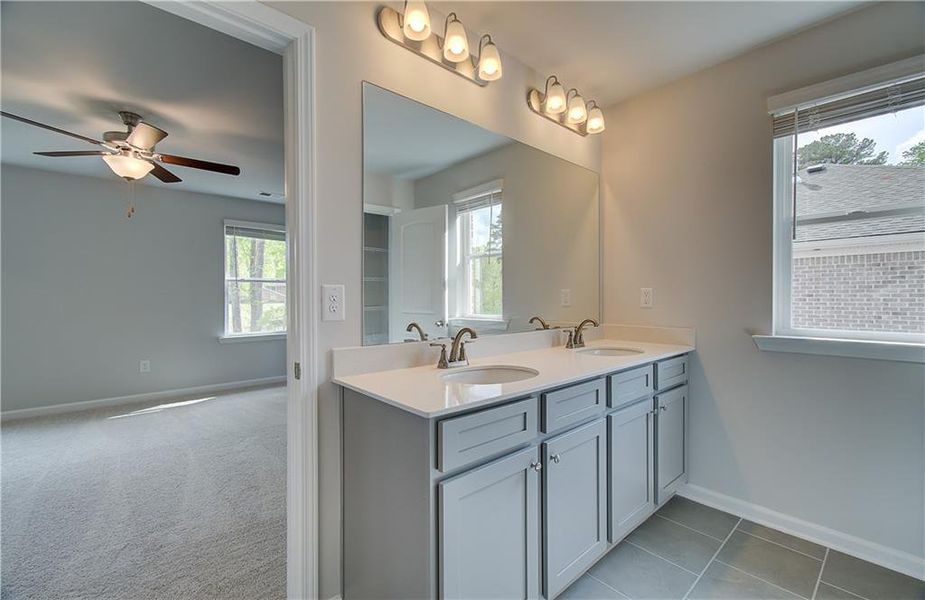 Furnished interior view inside a new home in Burchwood, Stockbridge (Image 10).