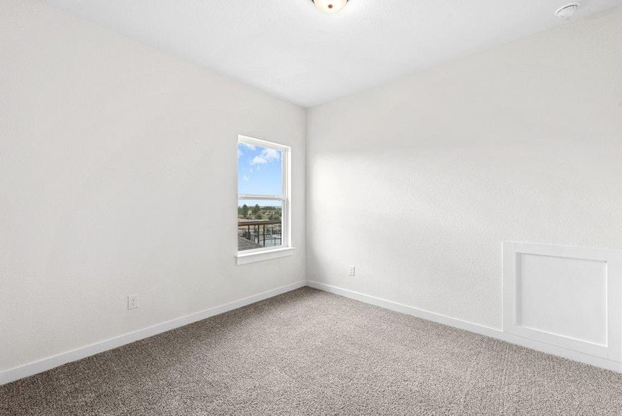 Spacious, unfurnished interior of a new home in University Heights, Round Rock (Image 24).