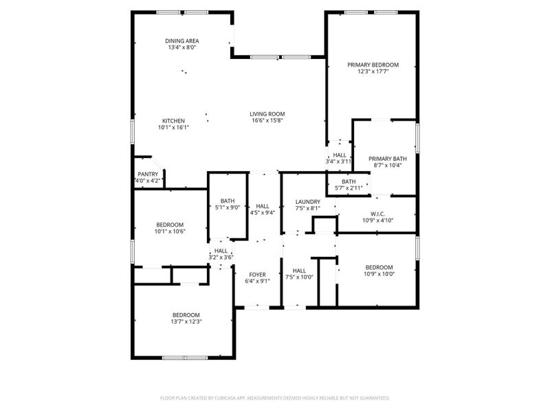 2D floor plan layout of this home in , Snook, TX (Image 7).
